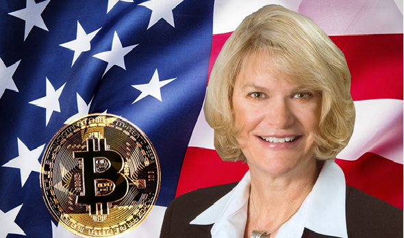 Senadora respalda el bitcoin